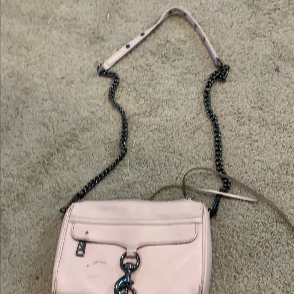 Pink Rebecca Minkoff crossbody bag